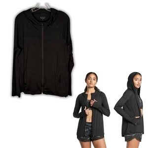 Athleta Pacifica Illume UPF Relaxed Jacket Workout Athletic Jog XL Hoodie